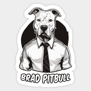 Brad Pitbull Sticker